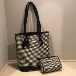 Vintage Ralph Lauren Tote & Matching Cosmetic Bag